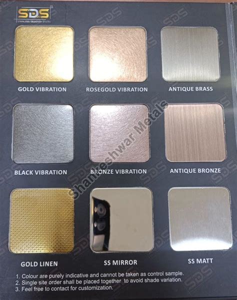 PVD Coating Stainless Steel Sheets - Manufacturer, Exporter & Supplier ...