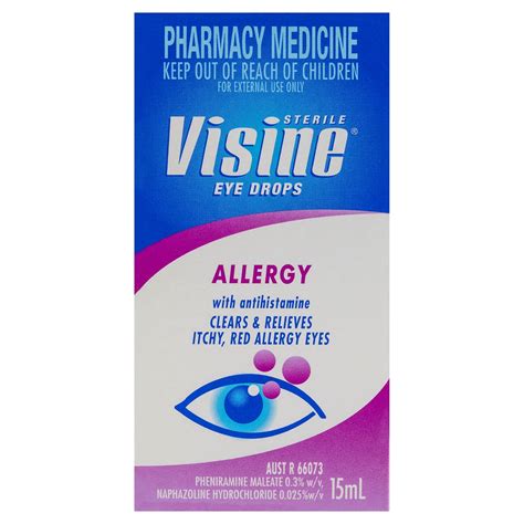 Visine Eye Drops Allergy with Antihistamine 15ml | Healthylife