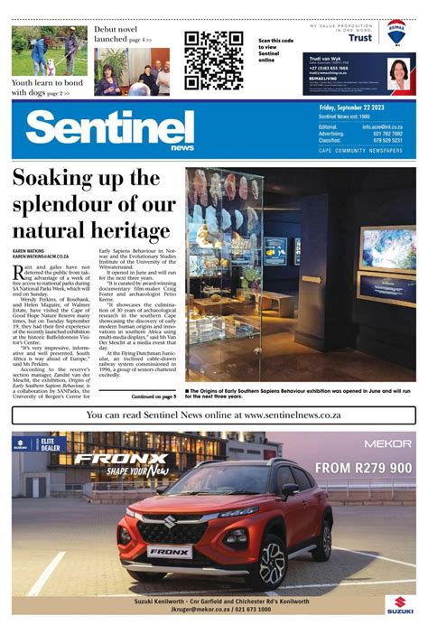 Get digital access to Sentinel News - September 22, 2023 issue ...