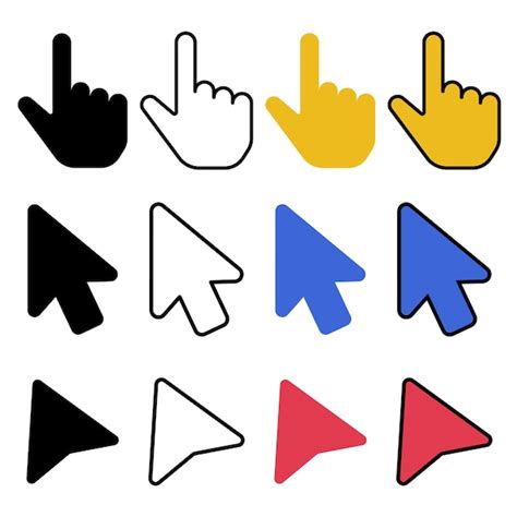 Set of mouse cursors | Free Vector