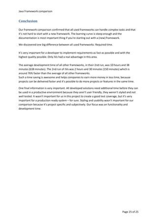 Image result for Plain Java vs Framework Program