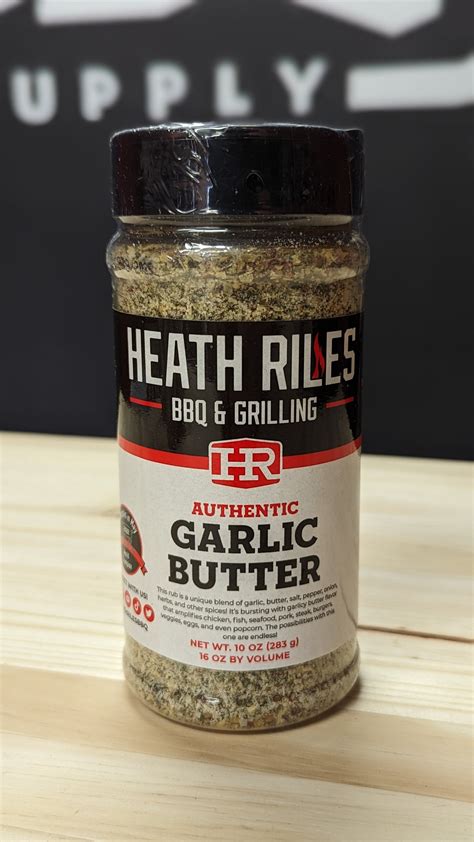 Heath Riles Garlic Butter Rub - 10oz – ROC BBQ Supply