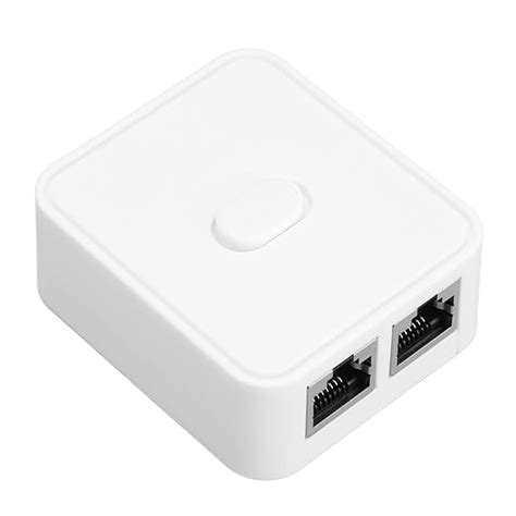2 Port Gigabit Ethernet Network Switch, RJ45 Network Splitter Adapter ...