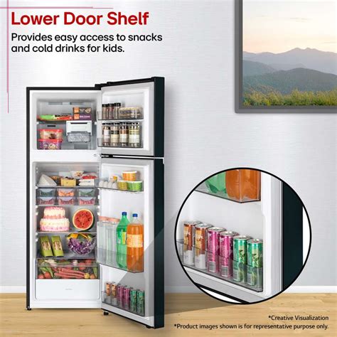 LG 251 L Frost Free Double Door 2 Star Convertible Refrigerator with ...