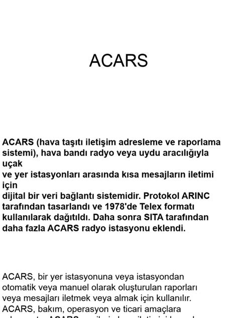 Image result for ACARS Messages