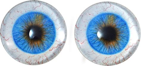 50mm Huge Blue Human Glass Eyes Pair with Sclera India | Ubuy