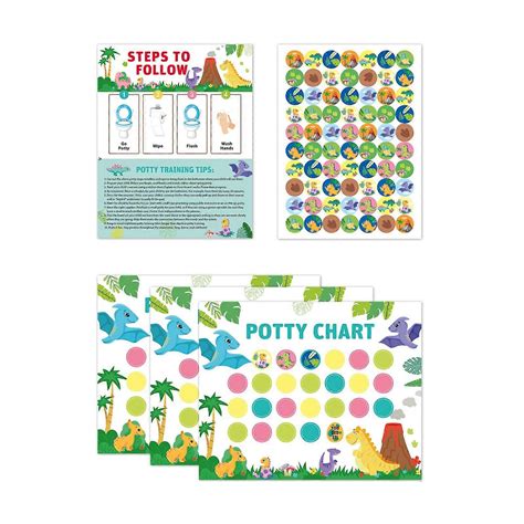 Potty Training Chart for Toddler sticker Potty Training Sticker Reward ...