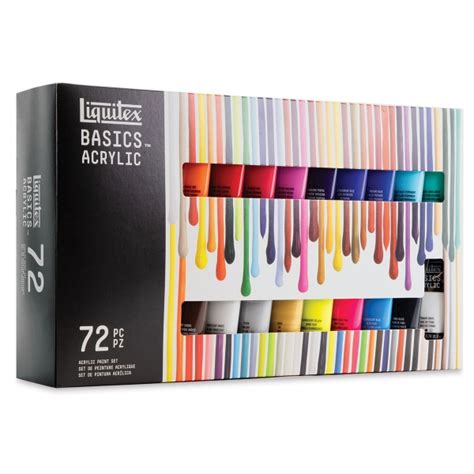 htconline.in| Liquitex Basics Acrylic Set of 72 Colours 22ml