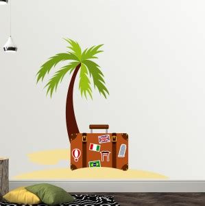 Flipkart SmartBuy 155 cm Caribbean Travel Self Adhesive Sticker Price ...