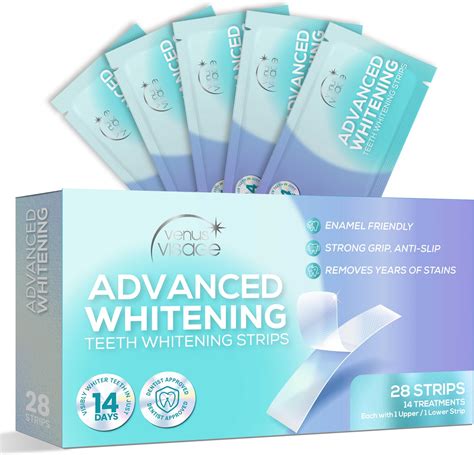 Amazon.com: ELIMS Melt-Away Teeth Whitening Strips for Sensitive Teeth - 14 Strips, 7 Treatments ...