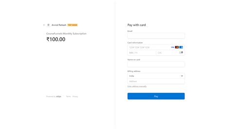 CF Plugin For Stripe - CloudFunnels Marketplace