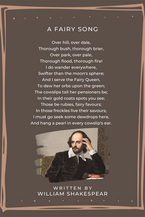 Famous Poems By William Shakespeare