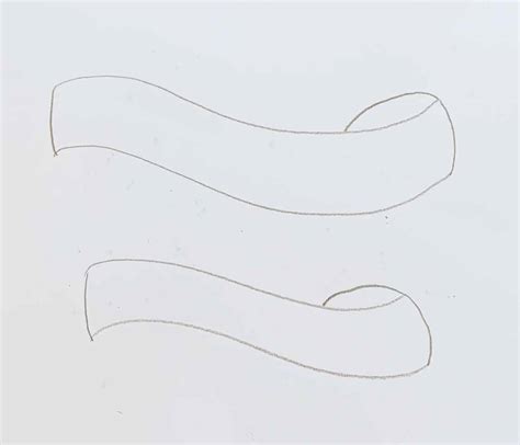 How to Draw a Ribbon Perfect For Adding Names - basicdraw.com