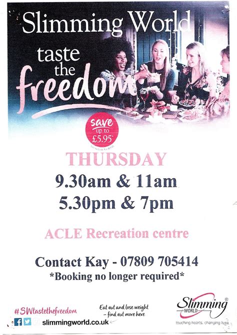 Slimming World (Thursdays), Bridewell Lane, Acle, NR13 3RA Norwich ...