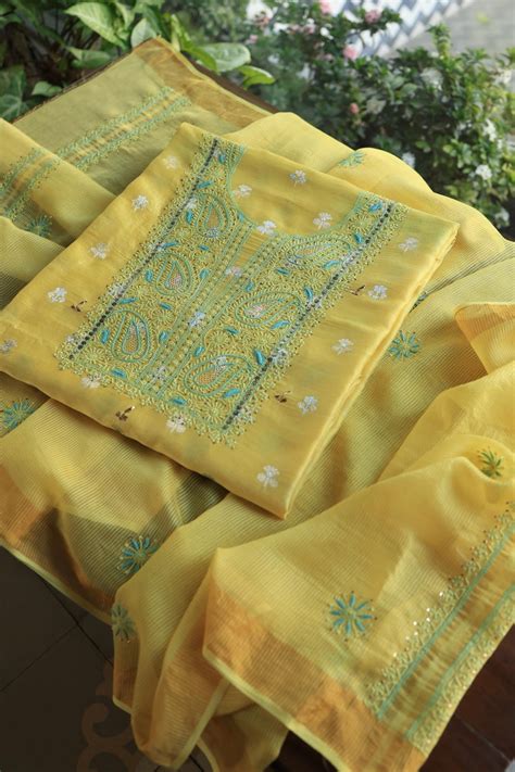 Chikankari Dress and Kurta Fabric for Women - Saman Chikan
