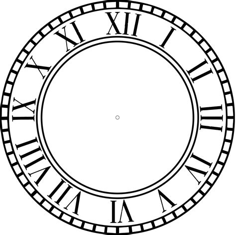 Roman Numerals Clock Face - Etsy