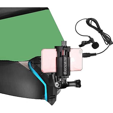 HIFFIN® Helmet Chin Strap Mount with Mobile Clip & Screw Compatible ...
