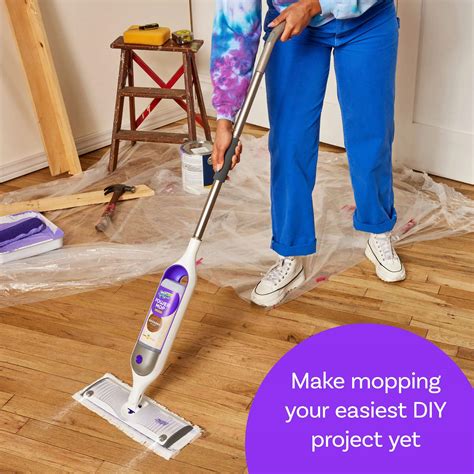 Swiffer PowerMop Wood Hardwood Floor Cleaning Mop with Cleaning ...