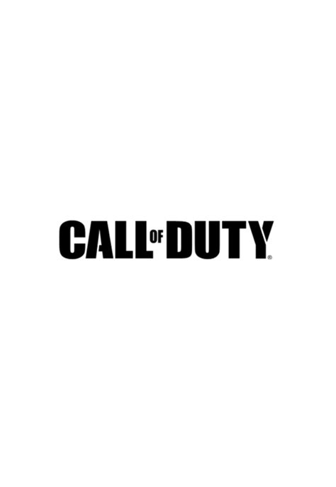 Call of Duty Title Sticker – Posterwa