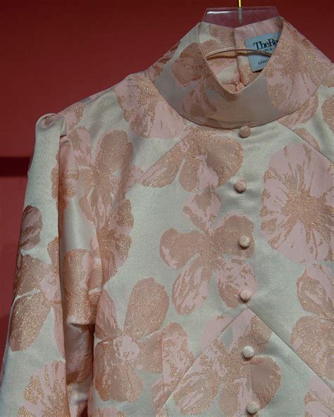 JACQUARD MINI DRESS PEACH TRB1005