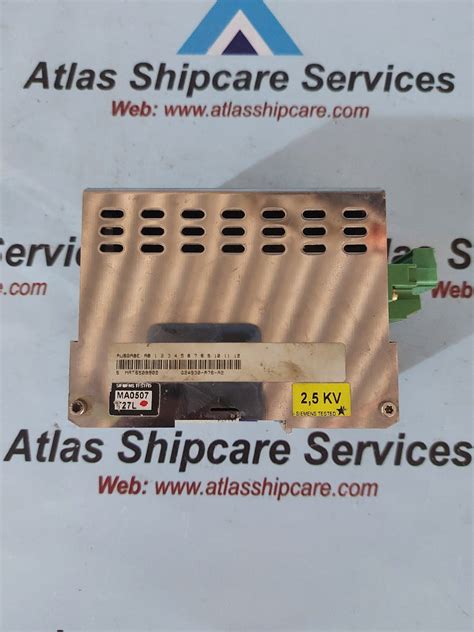 Siemens 7VH1313 Capacitor Time Delay Unit – Atlas Shipcare Services