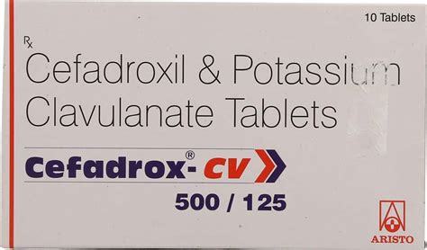 Cefadrox Cv Strip Of 10 Tablets: Uses, Side Effects, Price & Dosage ...