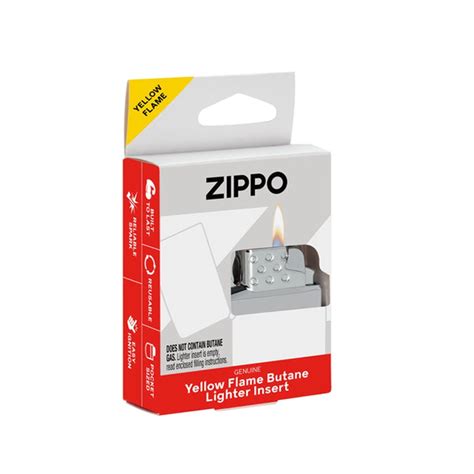 Zippo Butane Lighter Insert- Yellow Flame - Cache Tactical Supply