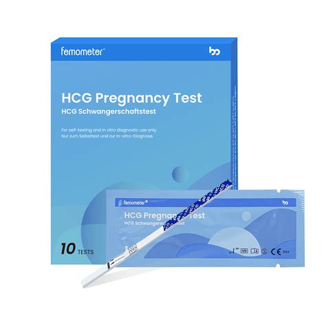 Early Pregnancy Test Strips 10 Counts - hCG | Femometer