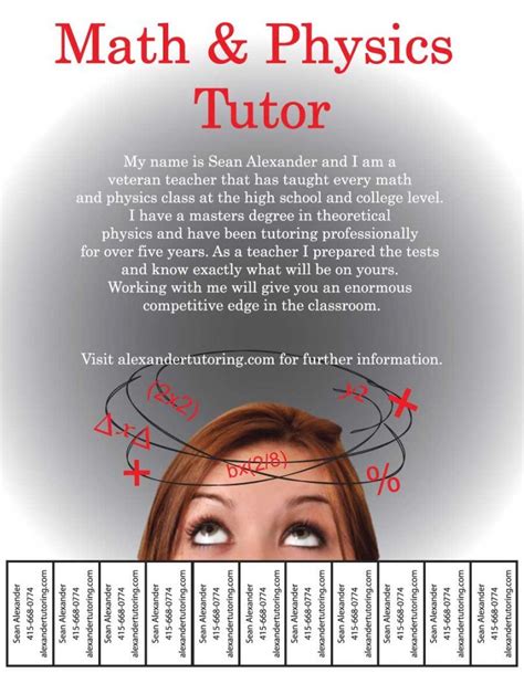Image result for Math Tutor Ad