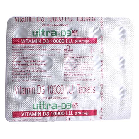 Ultra-D3 10K Tablet | Uses, Side Effects, Price | Apollo Pharmacy