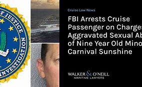 Image result for Carnival cruise passenger arrested for abusing daughter