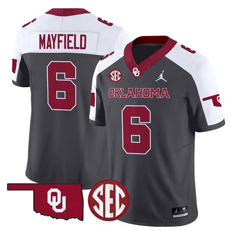 Baker Mayfield Jersey #6 Oklahoma Sooners 2025 Limited Stitched Special