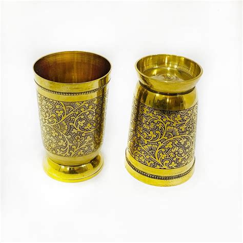 Buy H M Trade Master Pure Heavy Brass Mughlai Style Embossed Design ...