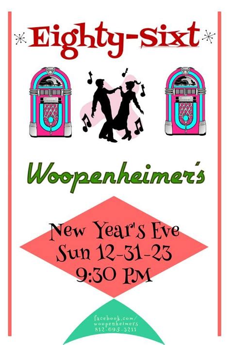Eighty-Sixt: NYE @ The Woop!, 451 W Haysville Rd Haysville, IN, United ...