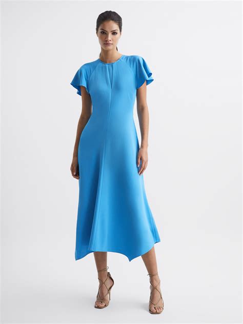 Reiss Eleni Cap Sleeve Maxi Dress - REISS
