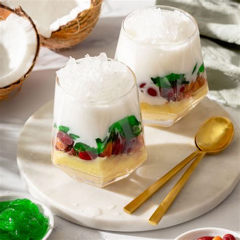 Vietnamese three-color dessert: an original recipe