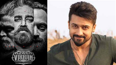 Suriya's first look poster in 'Vikram' released with a twist, director ...