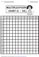 Image result for Multiplication Chart Answer Key