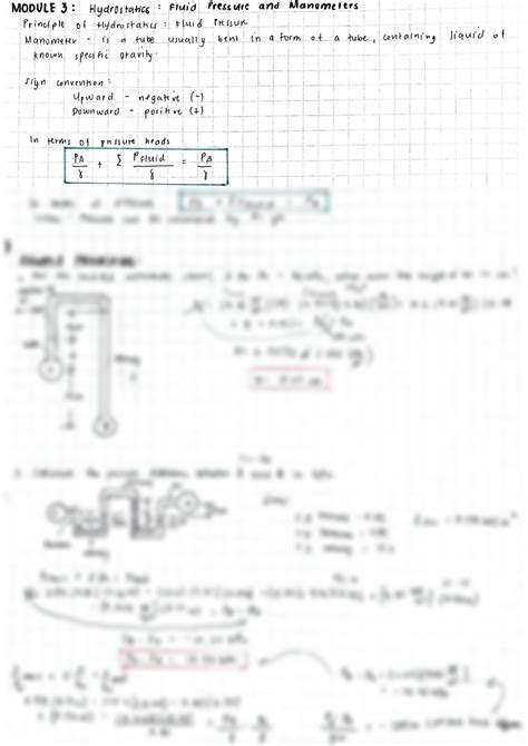 Image result for Manometer Hydrostatics