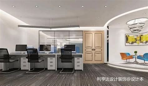 100平方办公室设计方案_岚禾办公室设计方案