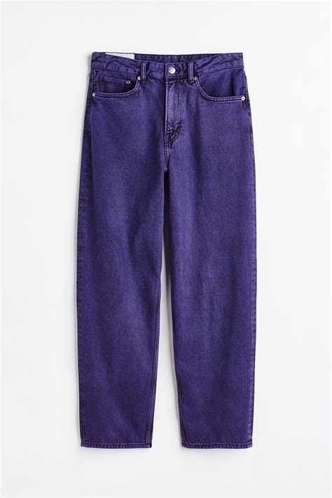 Loose Jeans - Purple - Men | H&M GB
