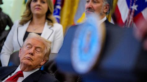 ‘Sleepy Don’: Trump mocked after appearing to sleep during briefing