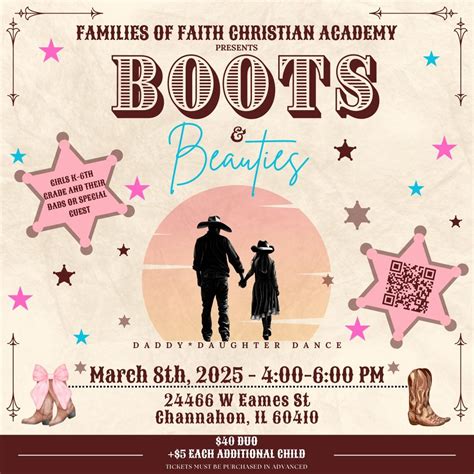 Boots&Beauties Daddy*Daughter Dance , 24466 W Eames St, Channahon, IL ...