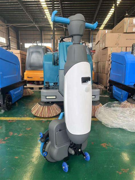 Folding Automatic Scrubber Clean Machine Mini Hand Held Floor Scrubber ...