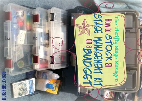 Image result for Stage Manager Script