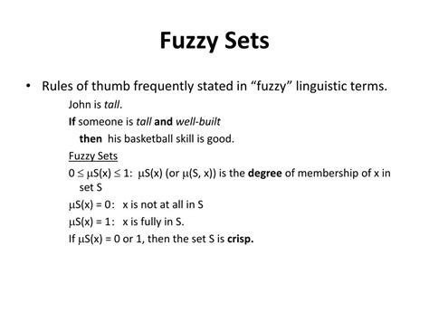 Fuzzy Sets Examples 的图像结果