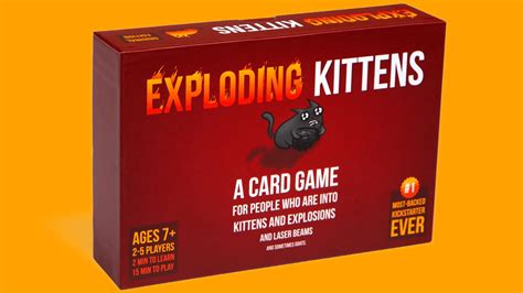 How to Play Exploding Kittens Card Game 的图像结果