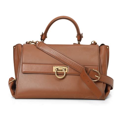 Sofia Leather Top Handle Bag Large – Confidential Couture