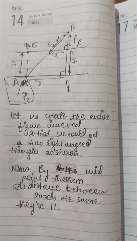 Sonali is standing on one side of a 7 m wide road as shown below. She ...