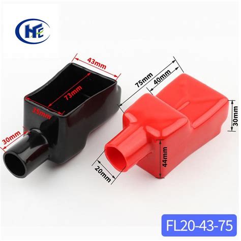 Car-Positive Red Negative Black Battery Terminal Insulator Wire ...